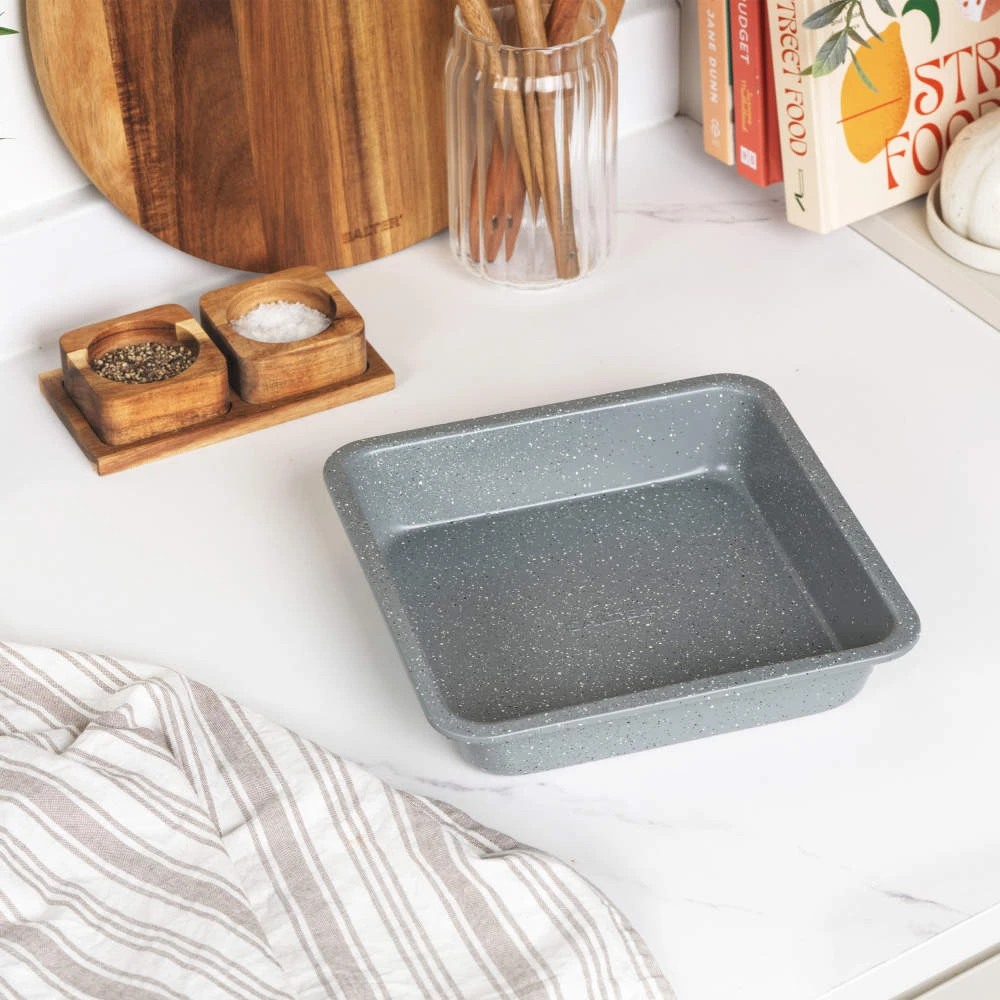 Salter BW02780G4EU7 Marblestone 22.5cm Square Pan
