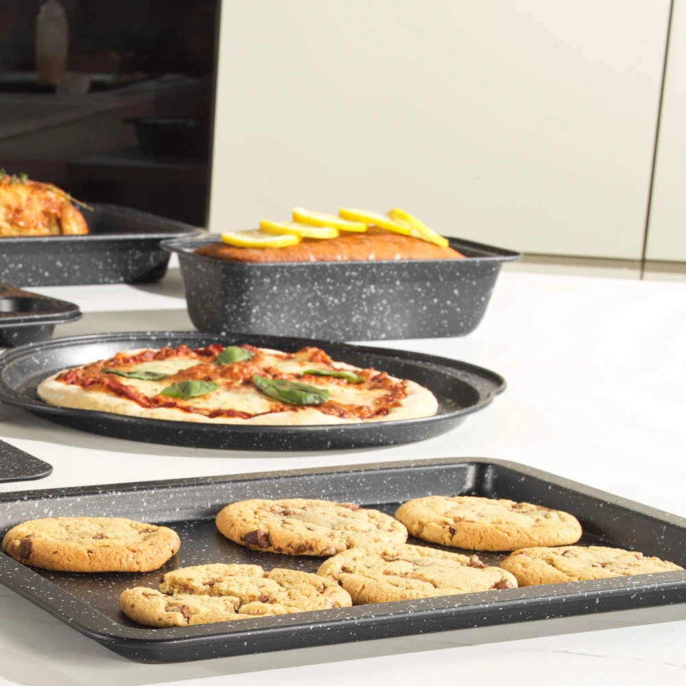 Salter BW070371EU7 Marblestone 27cm Loaf Pan, Sidabrinis