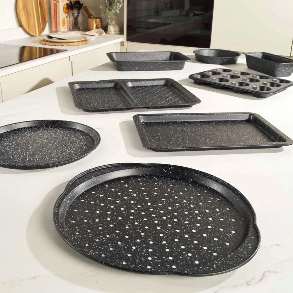 Salter BW070371EU7 Marblestone 27cm Loaf Pan, Sidabrinis