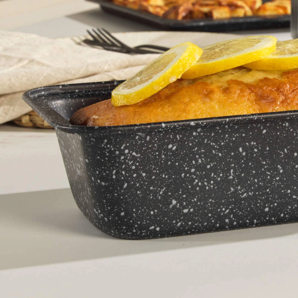 Salter BW070371EU7 Marblestone 27cm Loaf Pan, Sidabrinis