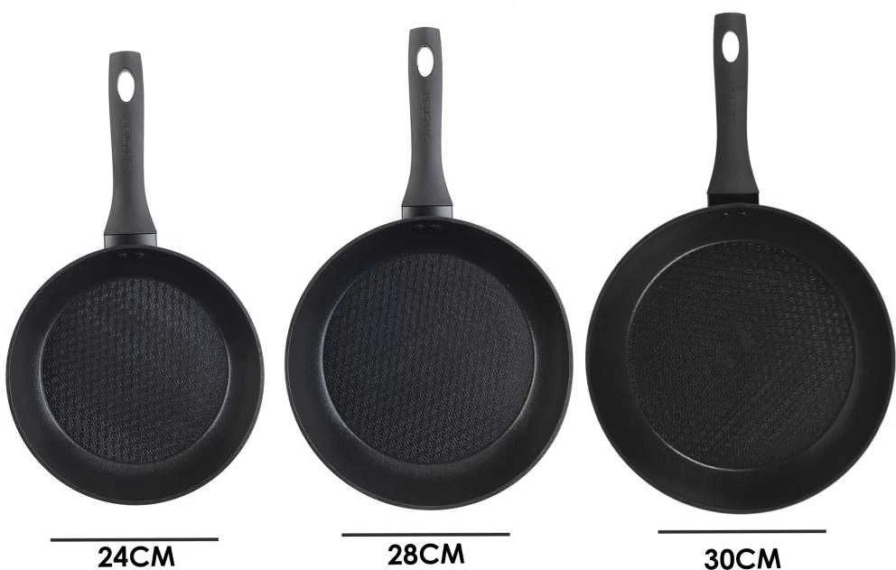 Salter BW08773 Geo Hex 3 dalių keptuvių rinkinys - 20/24/28 cm
