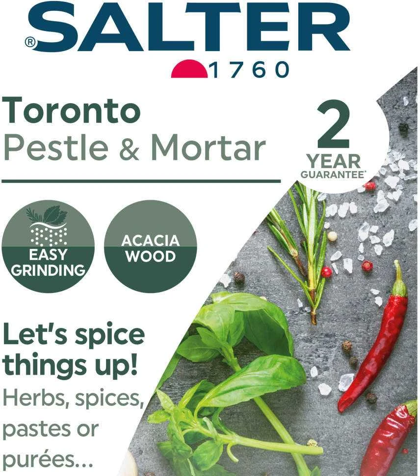 Salter BW12197EU7 Toronto grūstuvės ir piestelės rinkinys