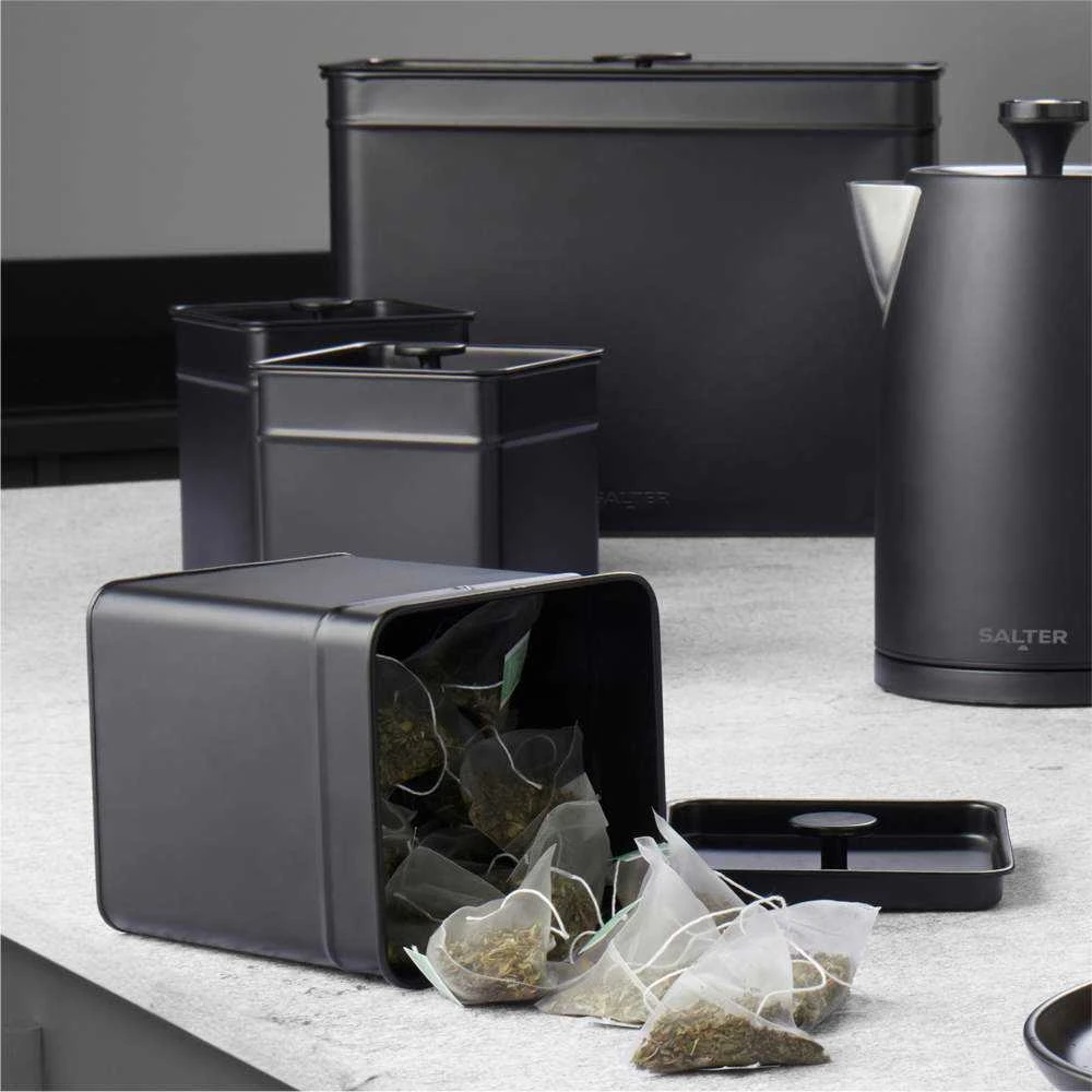 Salter BW124571EU7 Kuro 3-Piece Canister Set