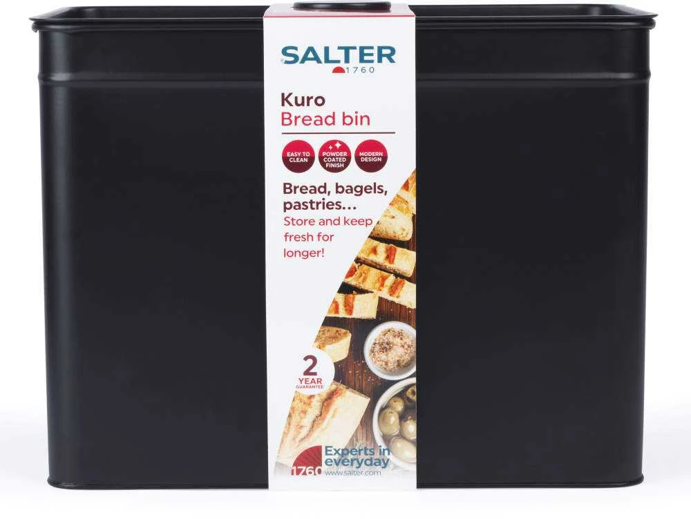 Salter BW124581EU7 Kuro Bread Bin