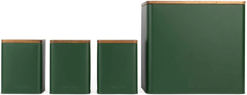 Salter BW12900G Toronto 4-Piece Countertop Set, Žalias
