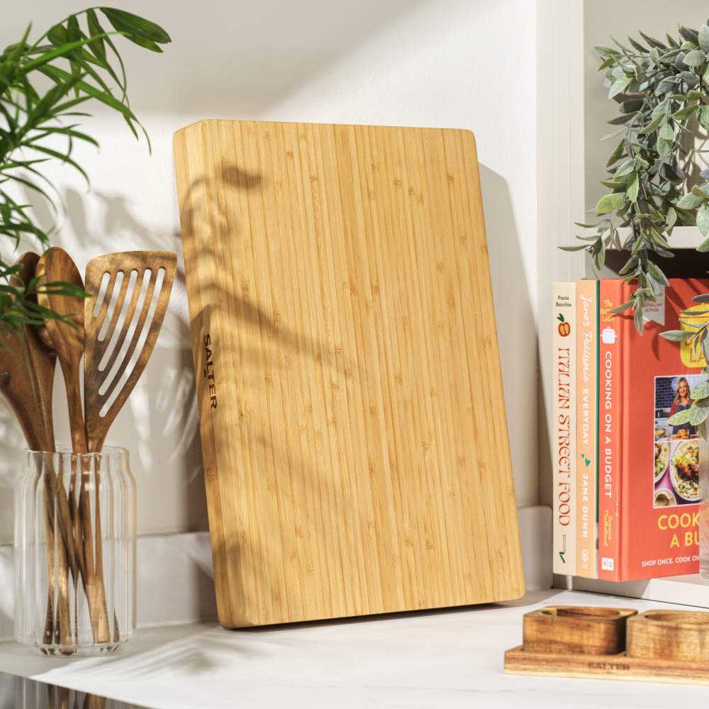 Salter BW13307RD Bamboo Chopping Board