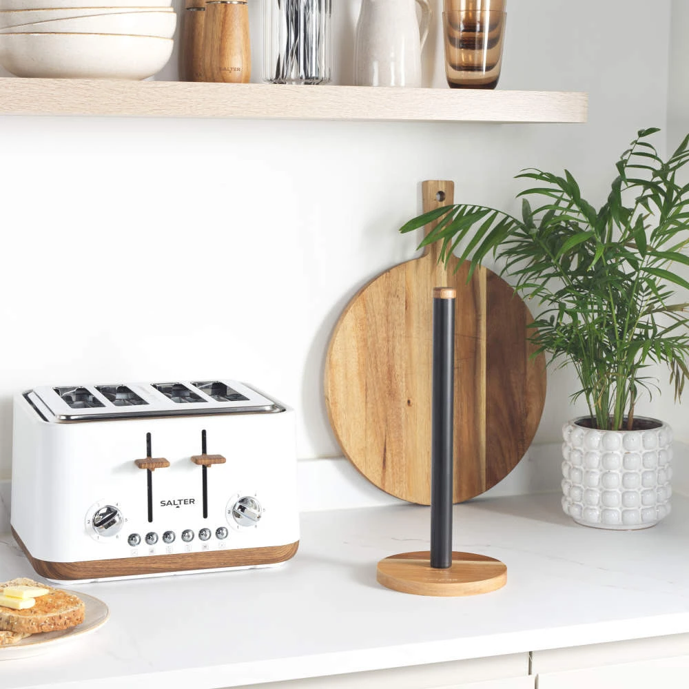 Salter BW135651EU7 Toronto Kitchen Roll Holder, Juodas