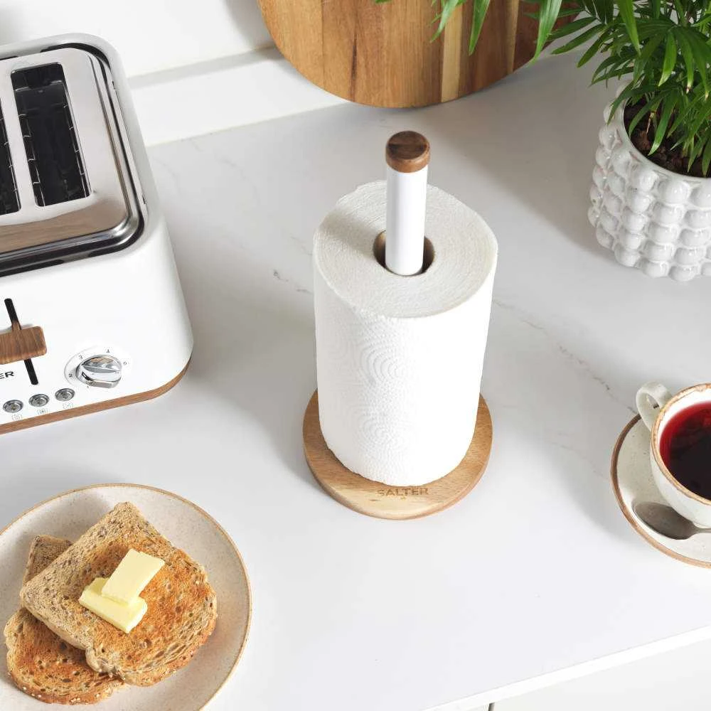 Salter BW13565W1EU7 Toronto Kitchen Roll Holder - Baltas