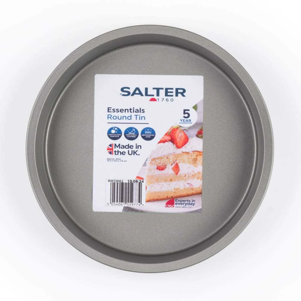 Salter BW13662 Essentials 21cm Round Tin