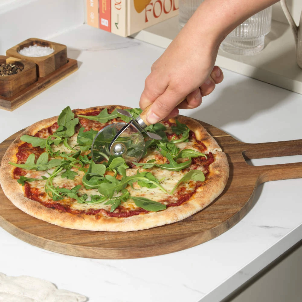 Salter BW13692EU7 Toronto Pizza Board 33 cm, Acacia Wood