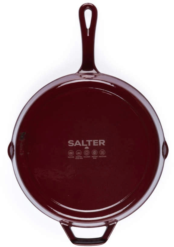 Salter BW13773R ketaus keptuvė, 26 cm, Raudona