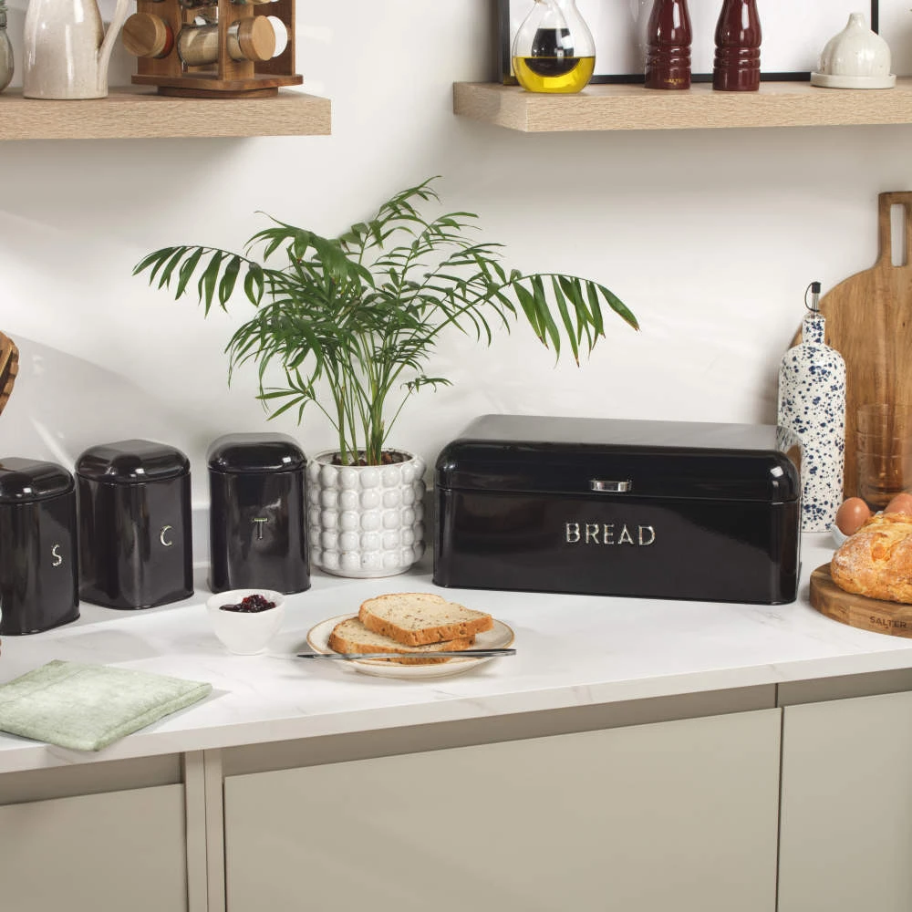 Salter BW14045B Boston 4-Piece Countertop Set, Juodas