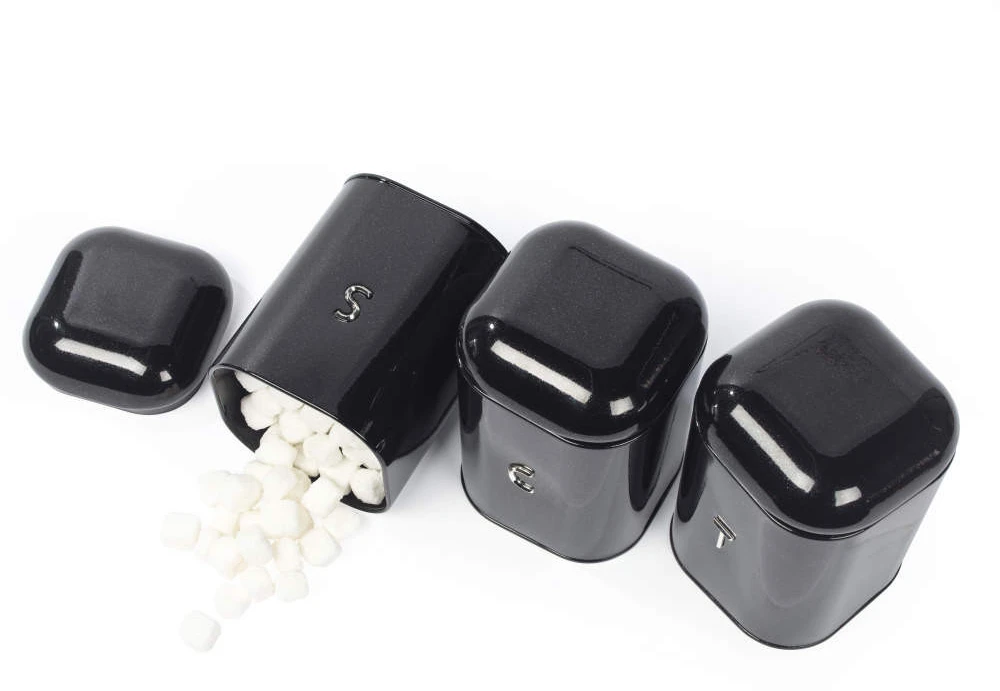 Salter BW14045B Boston 4-Piece Countertop Set, Juodas