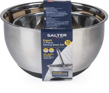 Salter BW14191 Expert 2-Piece Mixing Bowl Set