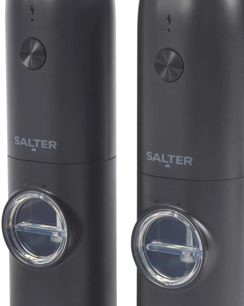 Salter BW14373 Rechargeable Mill Set, Juodas