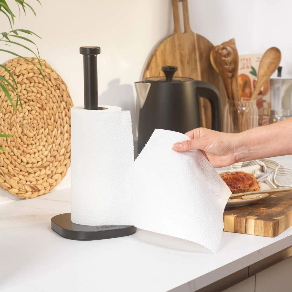 Salter BW14445 Kuro Kitchen Roll Holder, Juodas