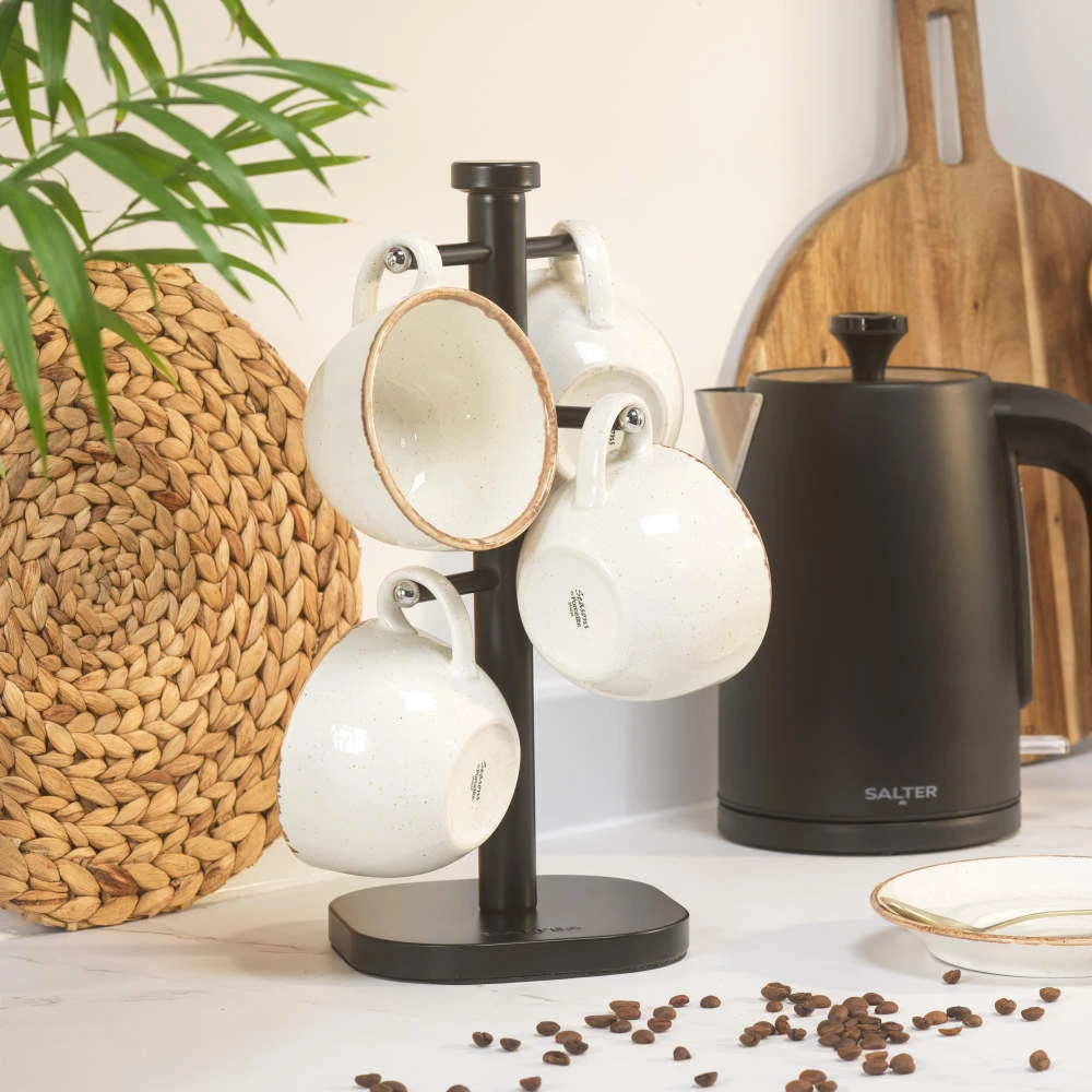 Salter BW14446 Kuro Mug Tree, Juodas