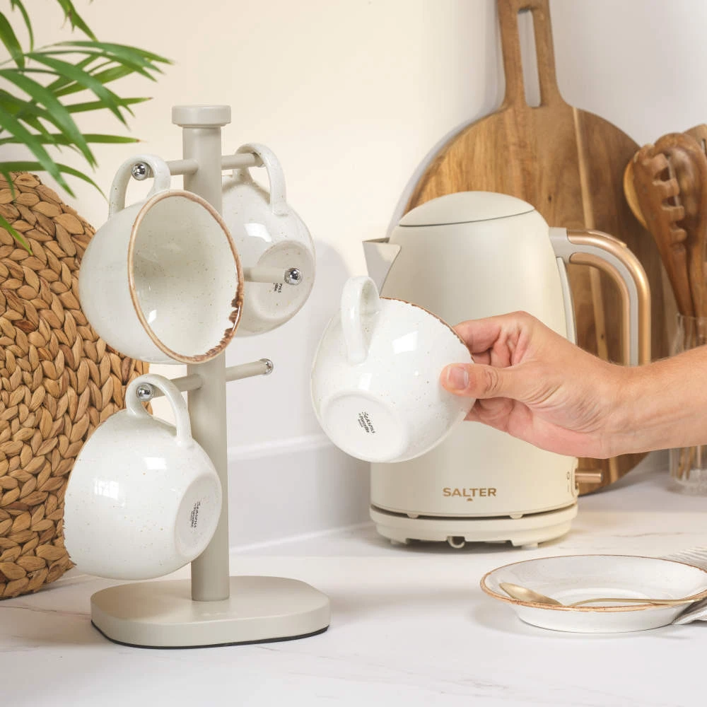 Salter BW14448O Pebble Mug Tree, rusvai gelsvas
