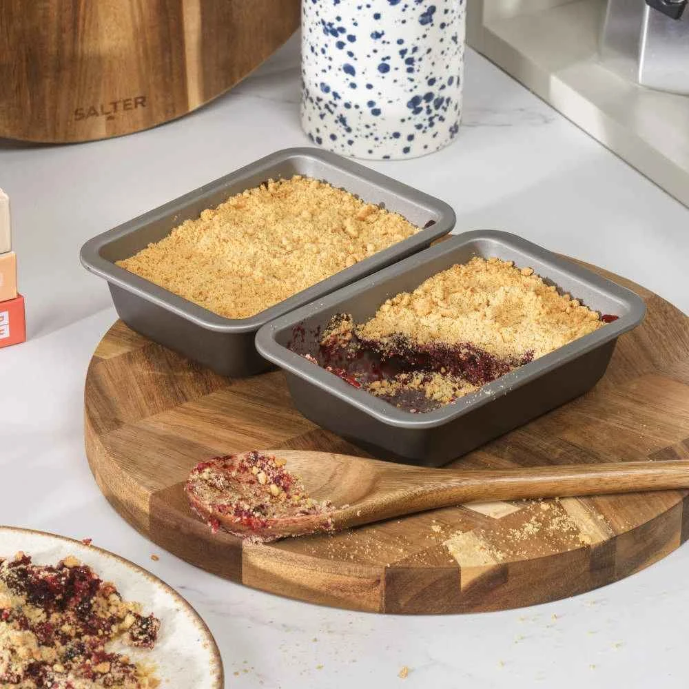 Salter BW14466 Essentials 2 Piece Rectangle Deep Dish Set