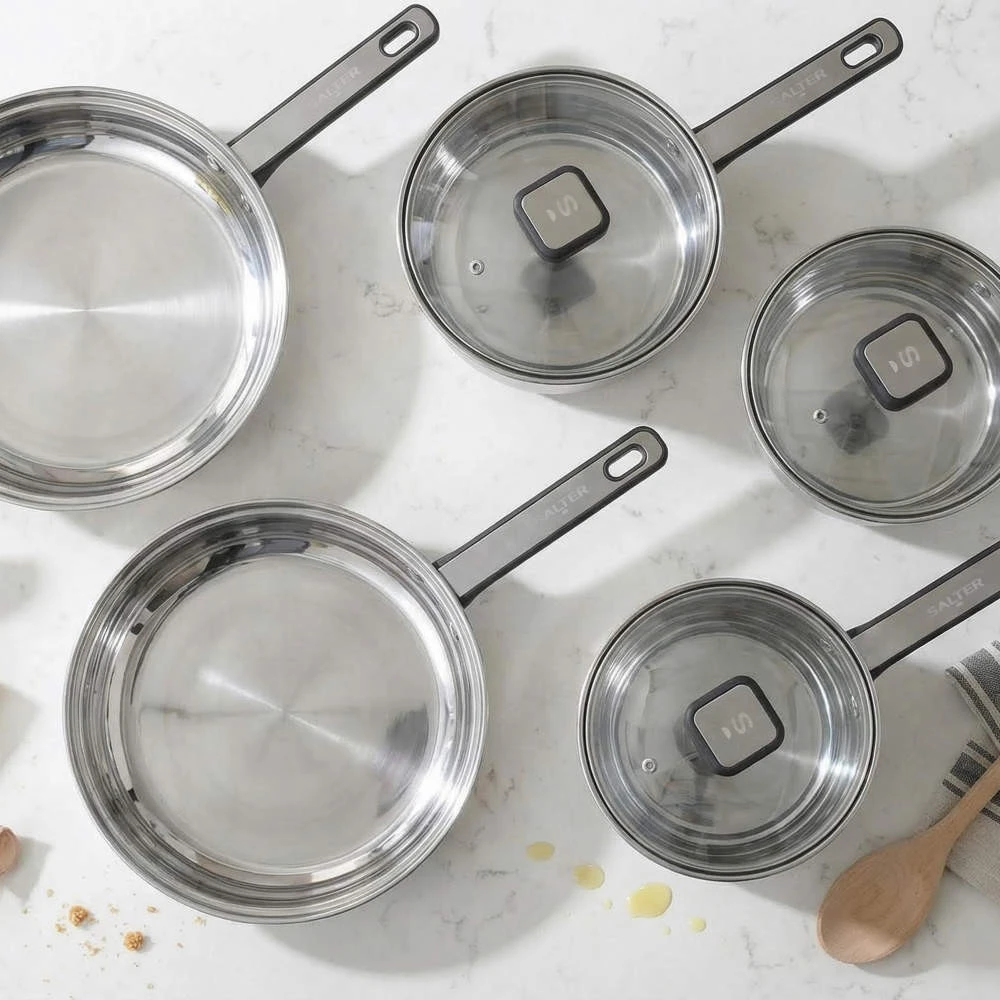 Salter BW14629 Expert 5 Piece Pan Set