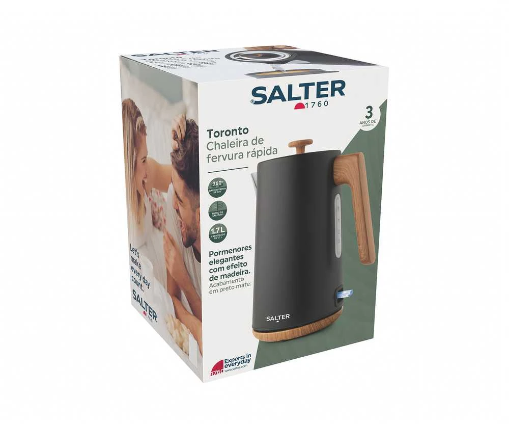 Salter EK5822BLKVDE Toronto Rapid Boil Virdulys Juodas