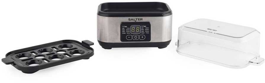 Jajowar Salter Jajowar do 6 jajek Salter DIGITAL 430W Garų puodas Jaja Omlety Puodas Miarka