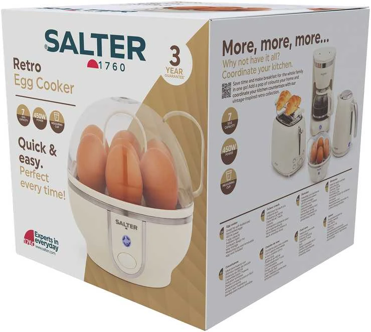 Salter EK6692CRMVDE Retrol Egg Cooker