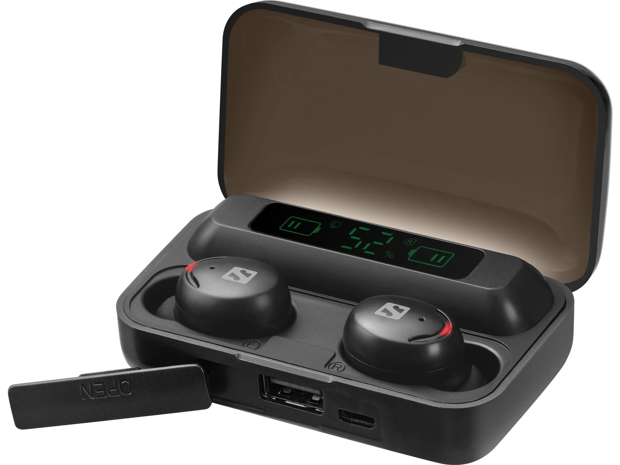 Ausinės Sandberg Belaidės Earbuds + Powerbank