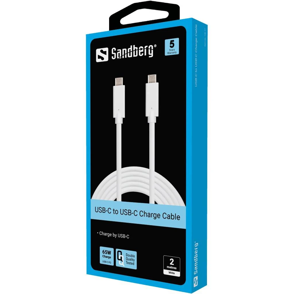 Sandberg USB-C įkrovimo kabelis 2M, 65W