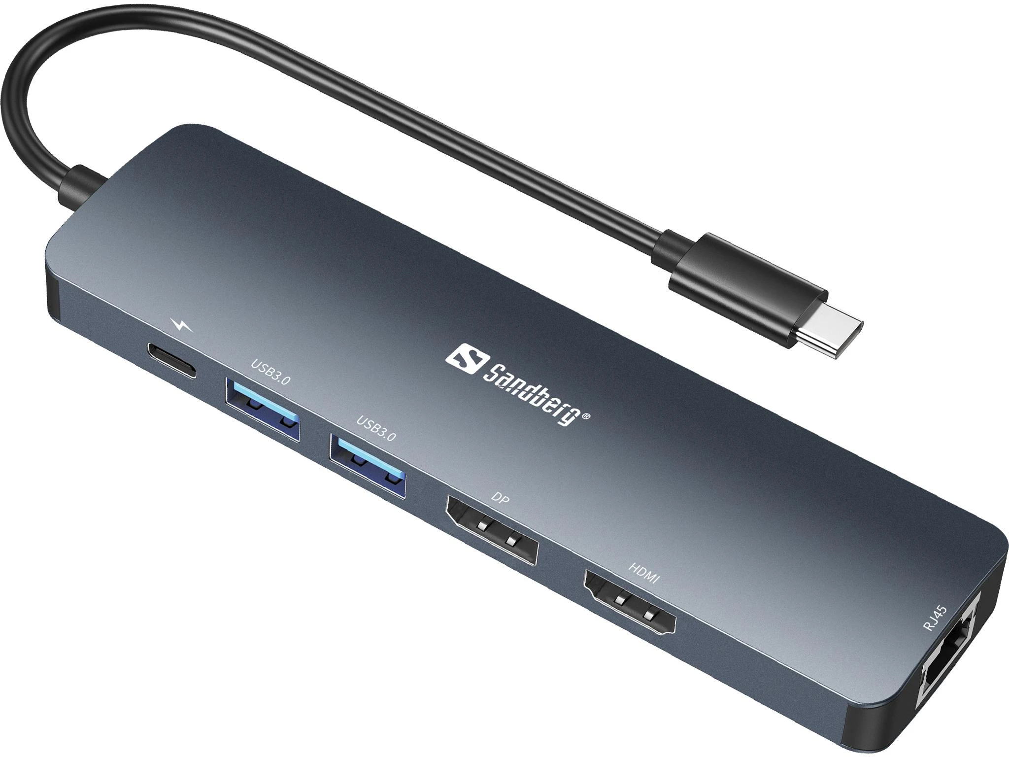 Sandberg USB-C adapteris su įvairiomis jungtimis
