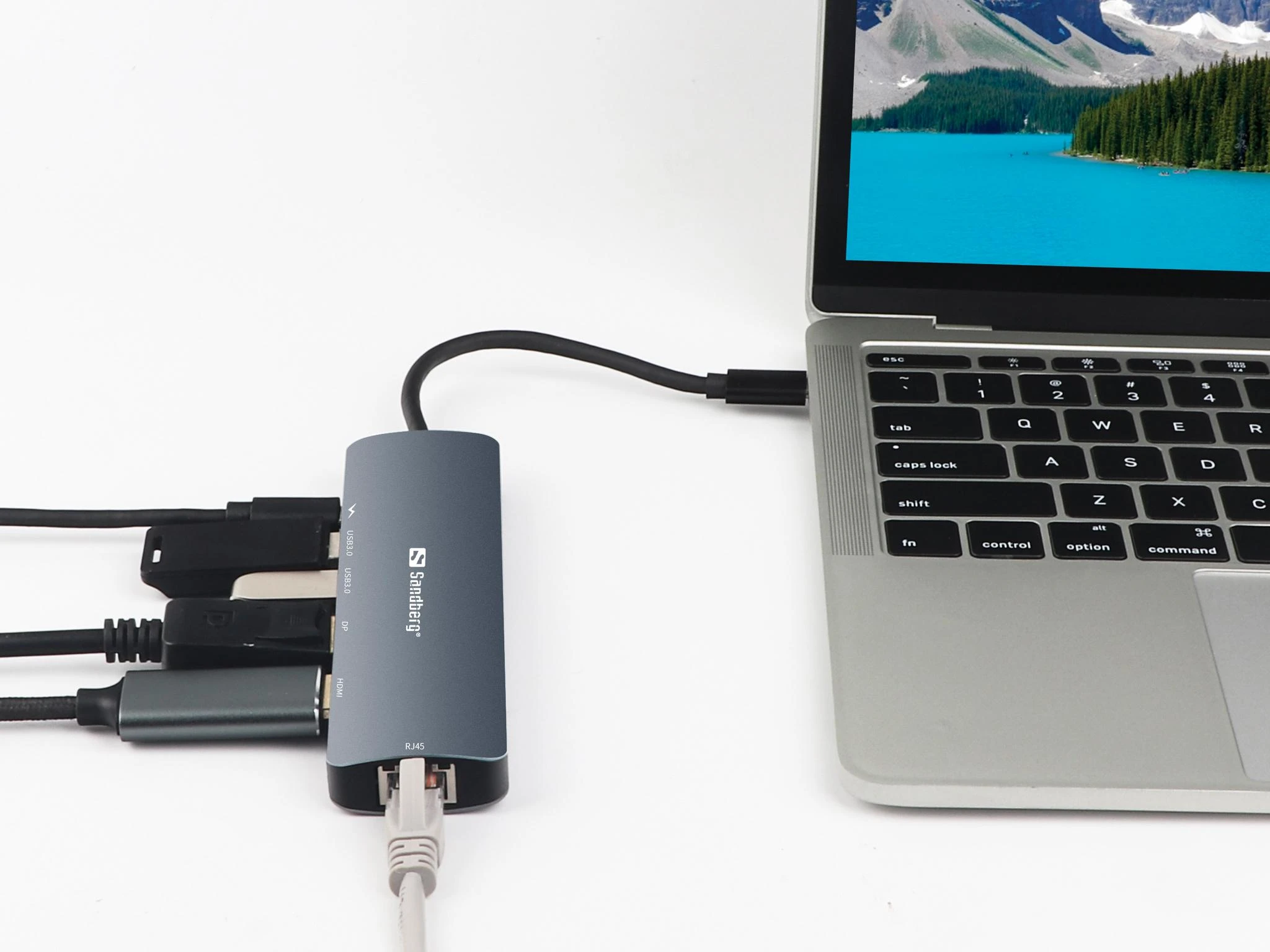 Sandberg USB-C 8K ekrano dokas