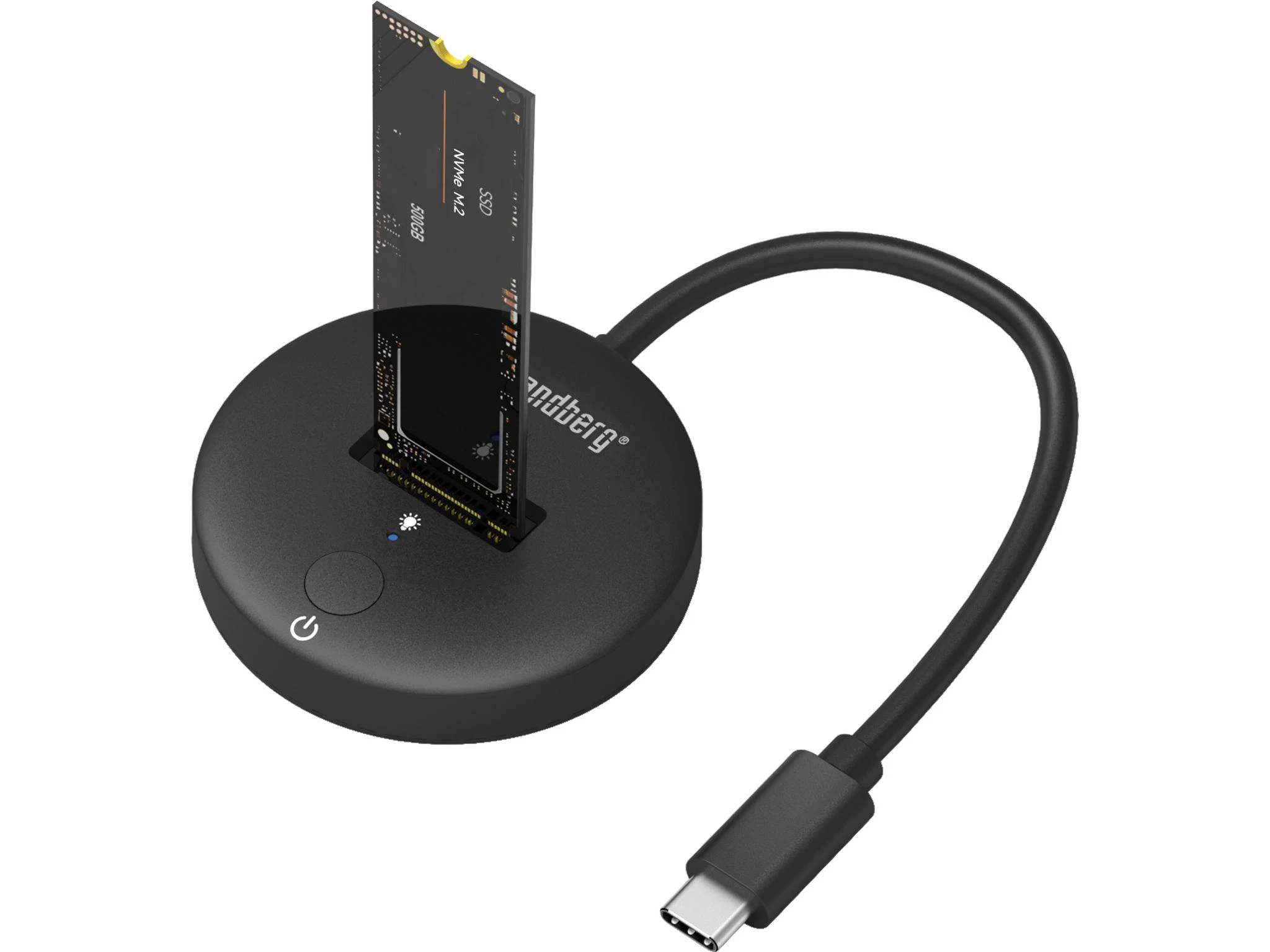 Sandberg NVMe SSD adapteris su USB-C laidu
