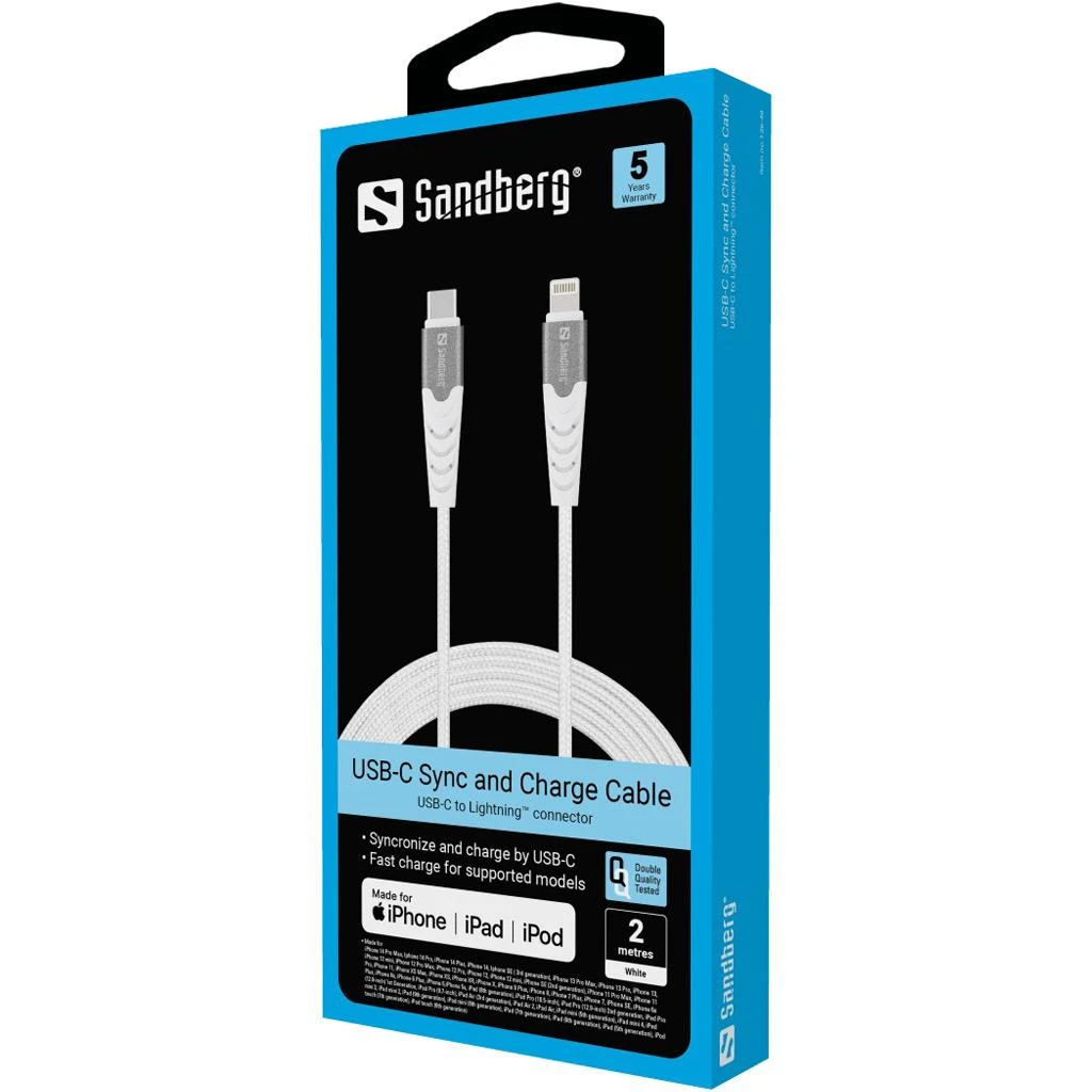 Sandberg USB-C PD su Lightning MFI 2M PRO