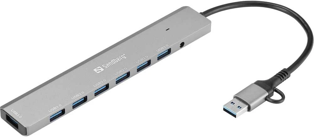 Sandberg USB šakotuvas su penkiais USB 3.0 lizdais