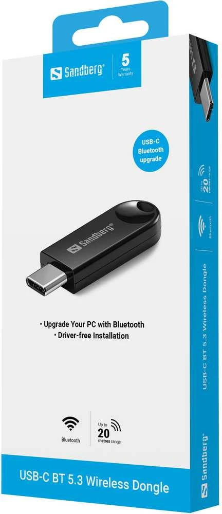 Sandberg Bluetooth 5.3 adapterio pakuotė