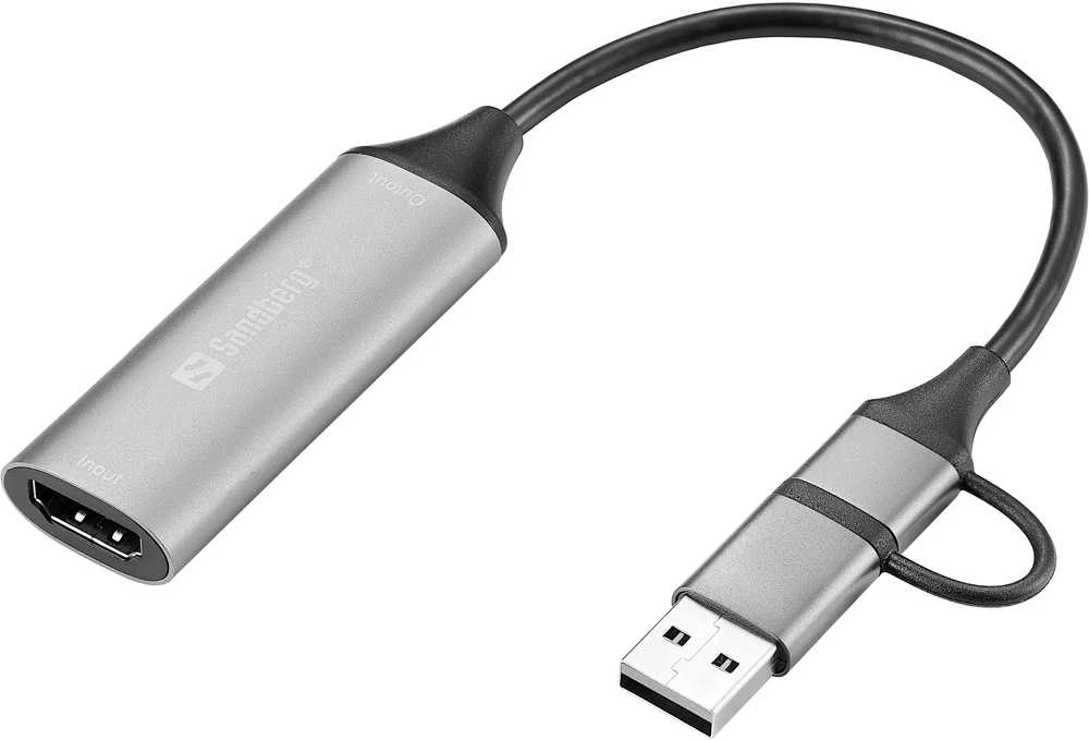 Sandberg HDMI įrašymo adapteris su USB jungtimis
