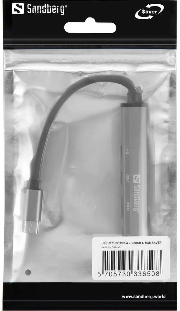 Sandberg USB-C adapteris pakuotėje