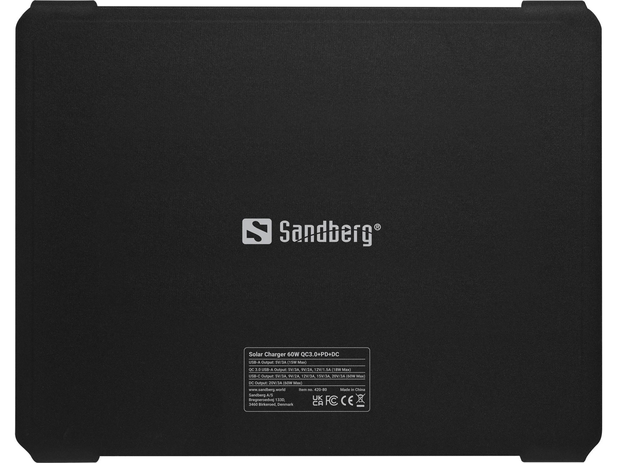 Sandberg Solar Charger 60W QC3.0+PD+DC