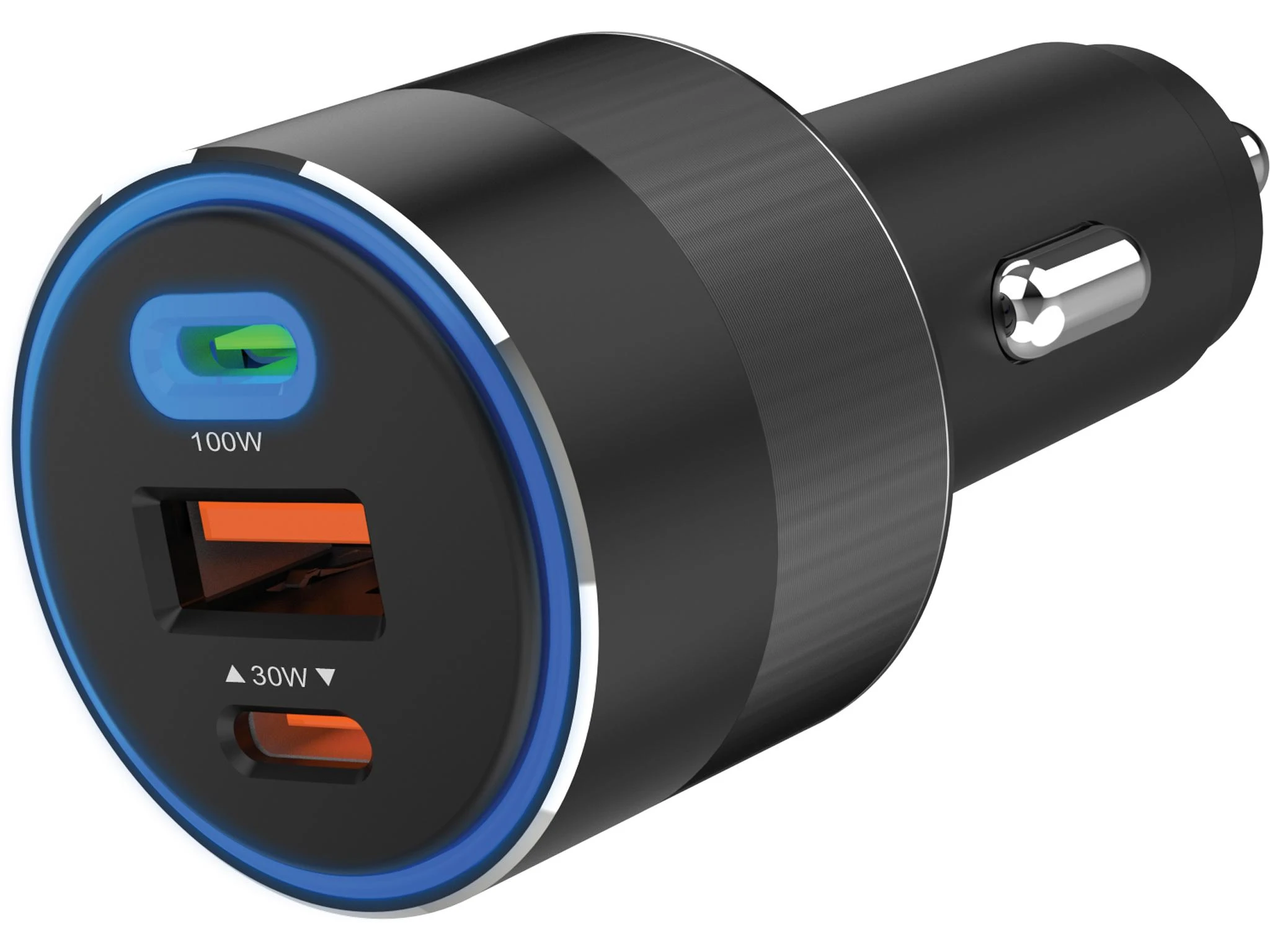 Sandberg automobilinis įkroviklis 3in1 130W USB-C PD