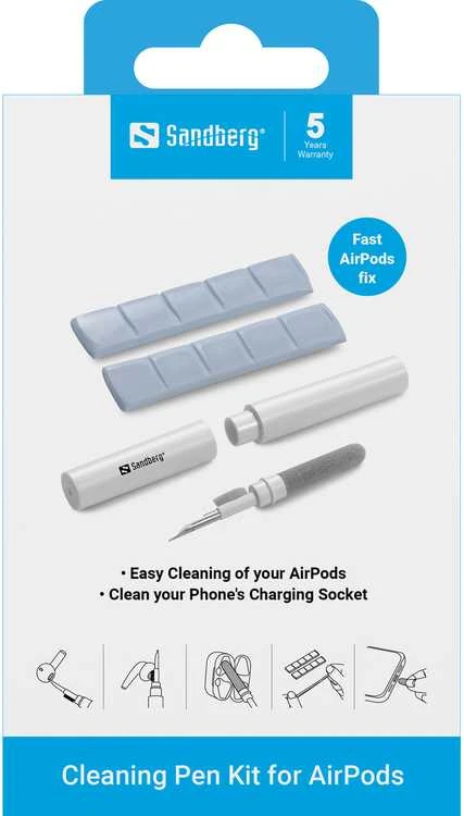 Sandberg Cleaning Pen Kit skirta AirPods