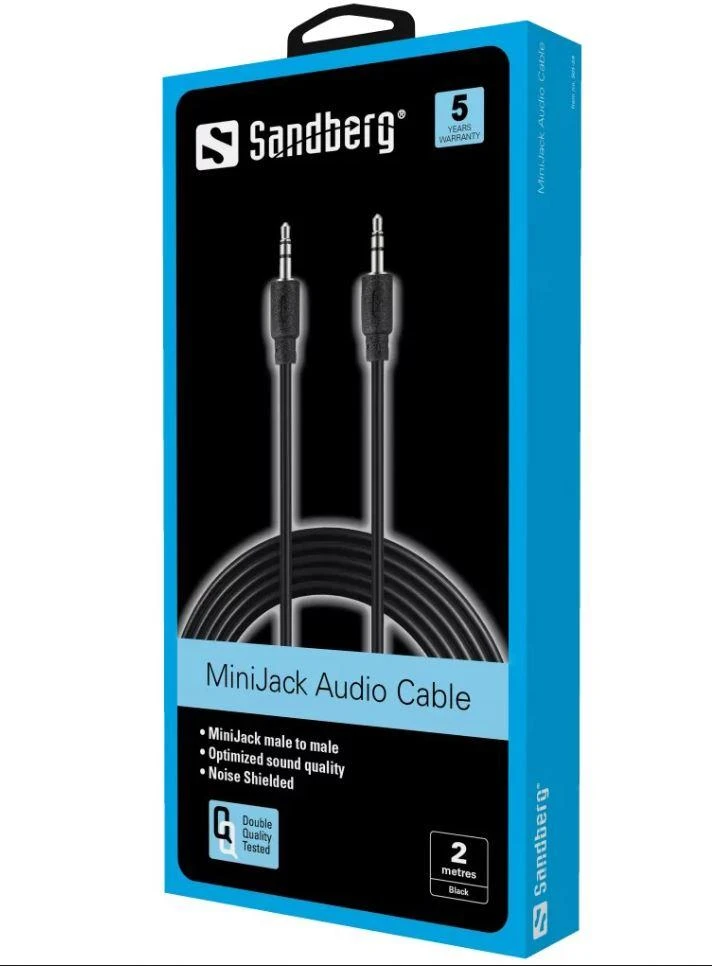 Sandberg MiniJack Cable MM 2 m