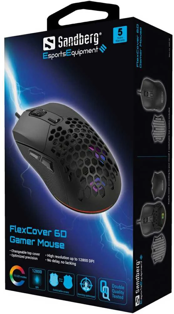 Sandberg FlexCover 6D Gamer Pelė