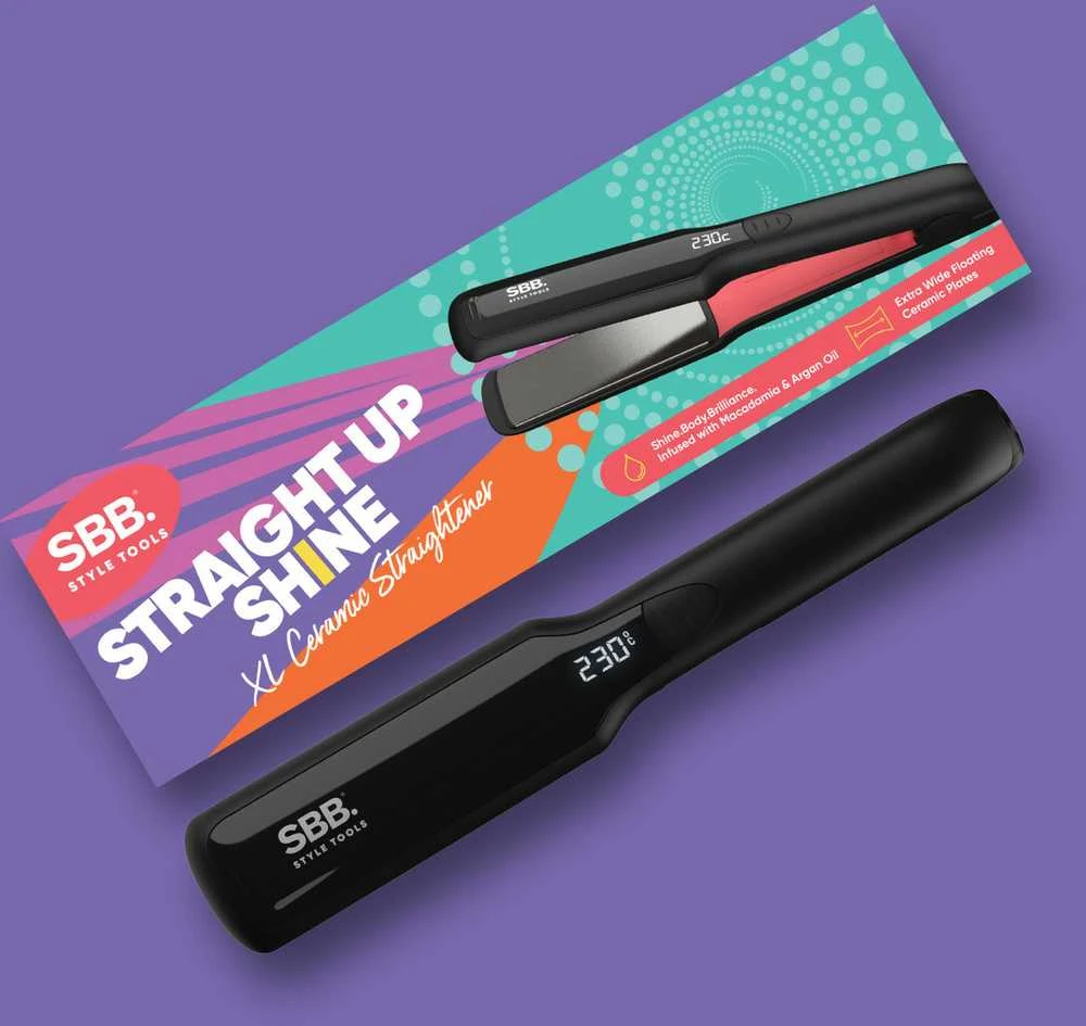 SBB. SBST-2000-EU Straight Up Shine XL Ceramic Plaukų tiesintuvas