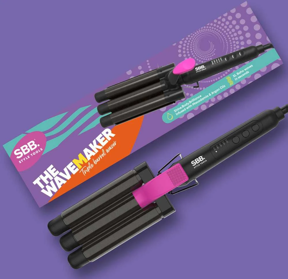 SBB. SBWV-2000-EU Wavemaker Triple Barrel Waver