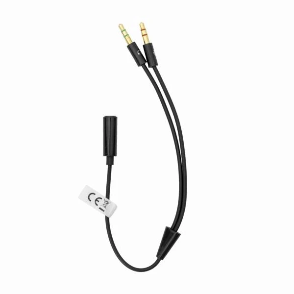 Audio adapteris 2x3.5mm į 1x3.5mm