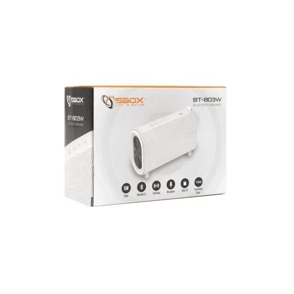 Sbox BT-803 baltos spalvos