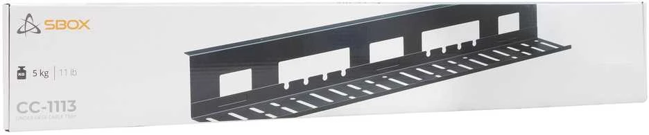 Sbox CC-1113 Cable Management Juodas
