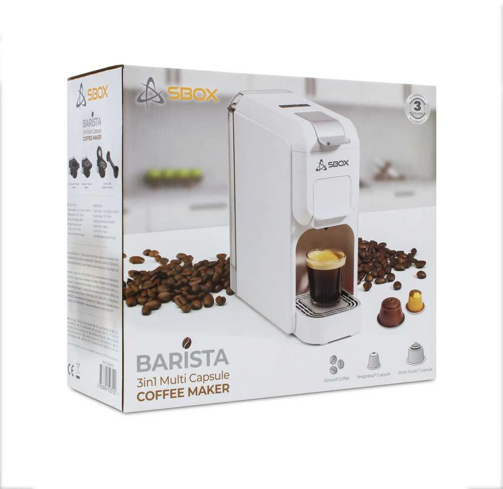Kavos aparatas Sbox CM-719 Barista Baltas