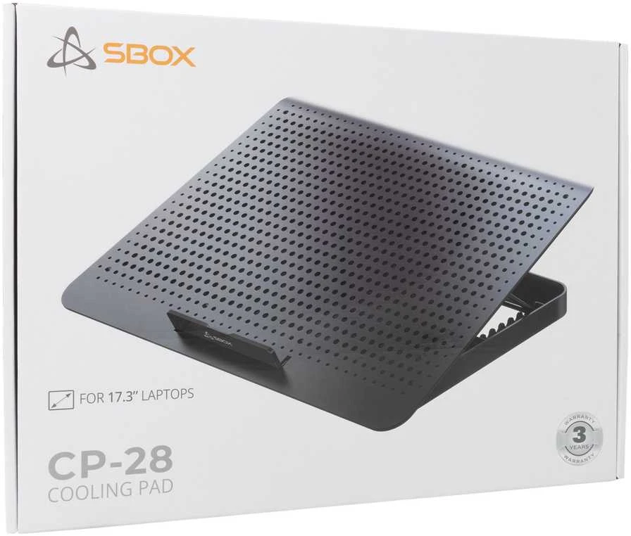 „Sbox CP-28“ aušinimo kilimėlis 17,3 colio nešiojamiesiems kompiuteriams