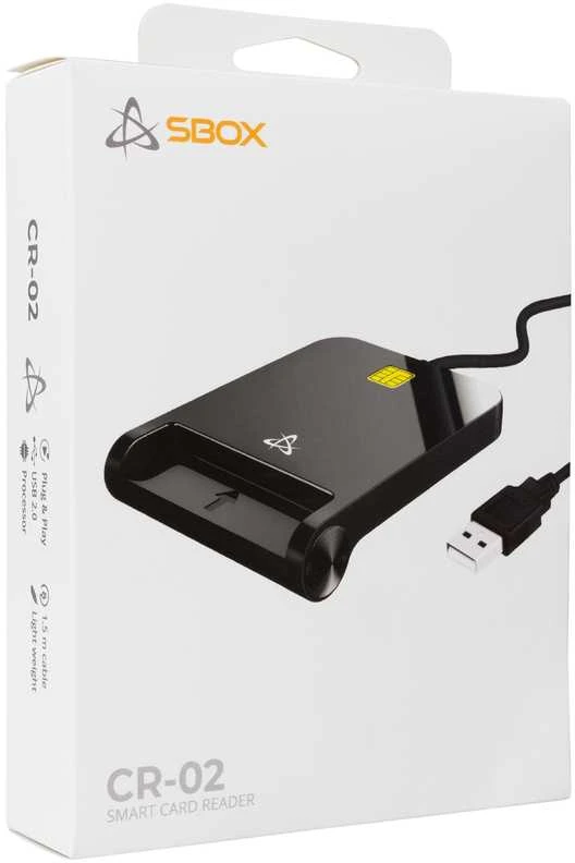 Sbox CR-02 USB išmaniųjų kortelių skaitytuvas